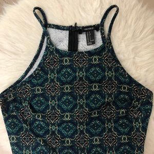 #Forever21 Green Tank Dress